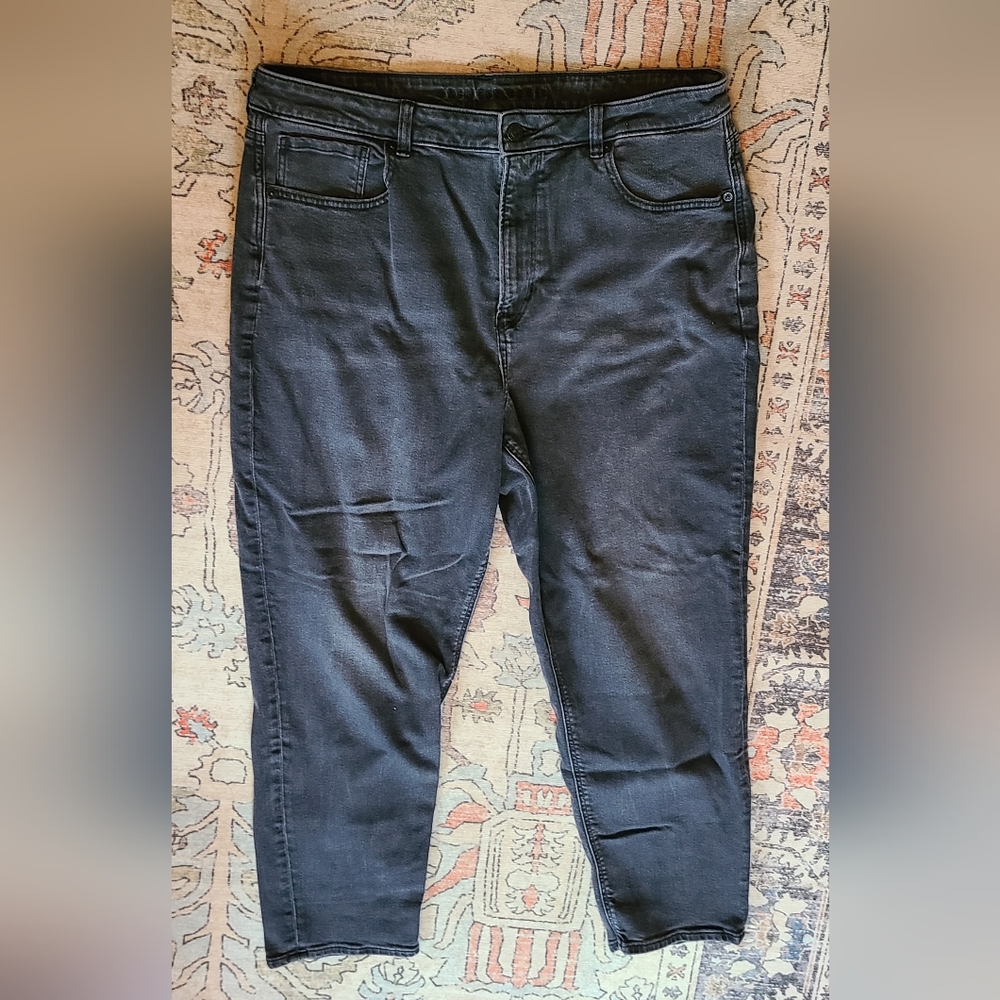 American Eagle Outfitters Black Regular Fit Jeans